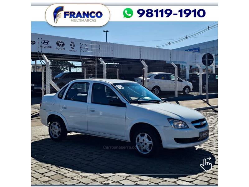CHEVROLET - CLASSIC - 2015/2016 - Branca - Sob Consulta