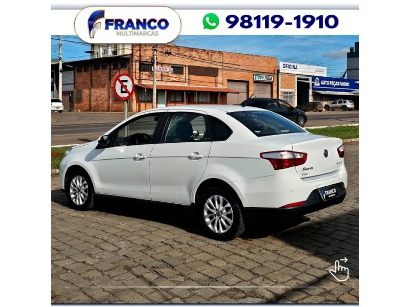FIAT - GRAND SIENA - 2016/2017 - Branca - Sob Consulta