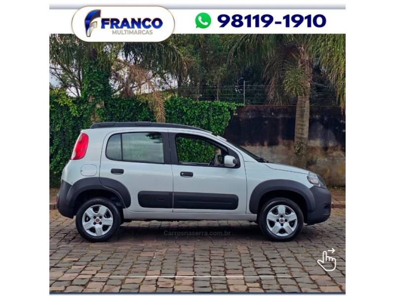 FIAT - UNO - 2014/2014 - Prata - Sob Consulta