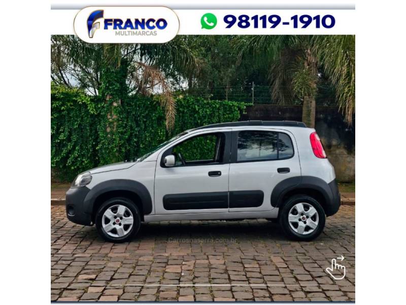 FIAT - UNO - 2014/2014 - Prata - Sob Consulta