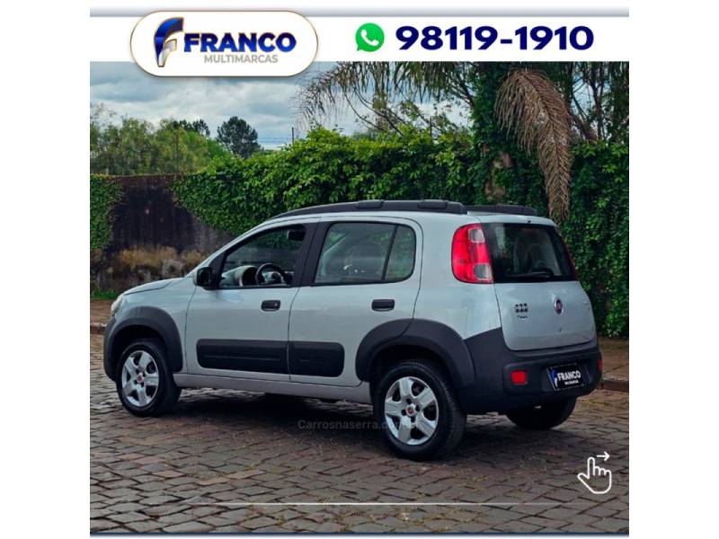 FIAT - UNO - 2014/2014 - Prata - Sob Consulta