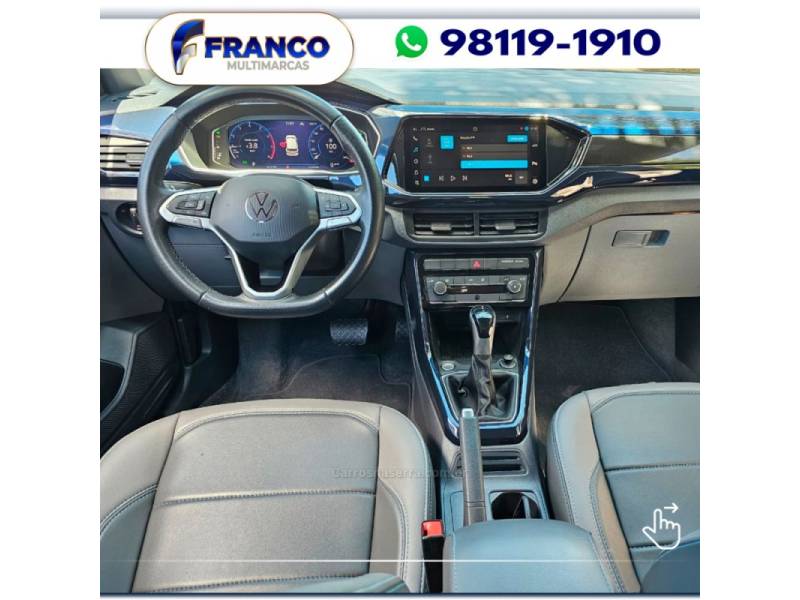 VOLKSWAGEN - T-CROSS - 2021/2022 - Cinza - Sob Consulta
