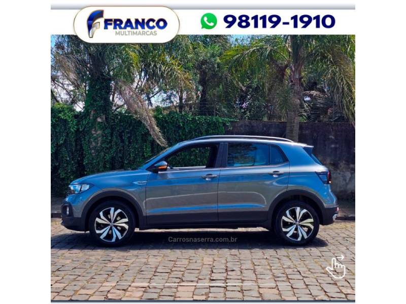 VOLKSWAGEN - T-CROSS - 2021/2022 - Cinza - Sob Consulta