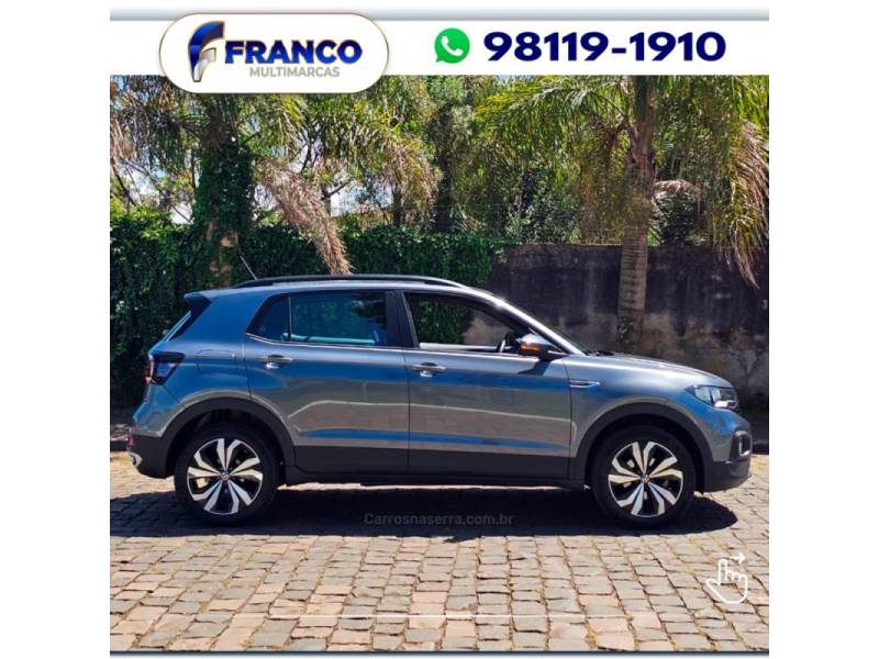 VOLKSWAGEN - T-CROSS - 2021/2022 - Cinza - Sob Consulta