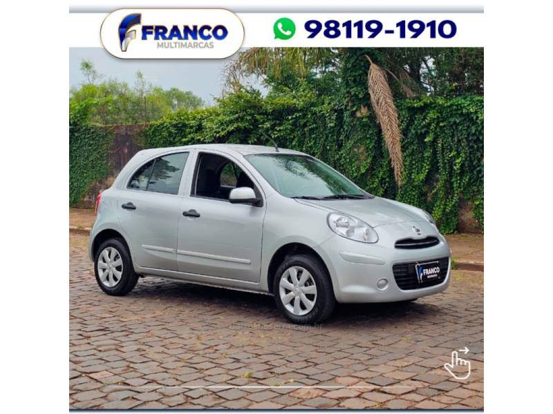 NISSAN - MARCH - 2012/2013 - Prata - Sob Consulta