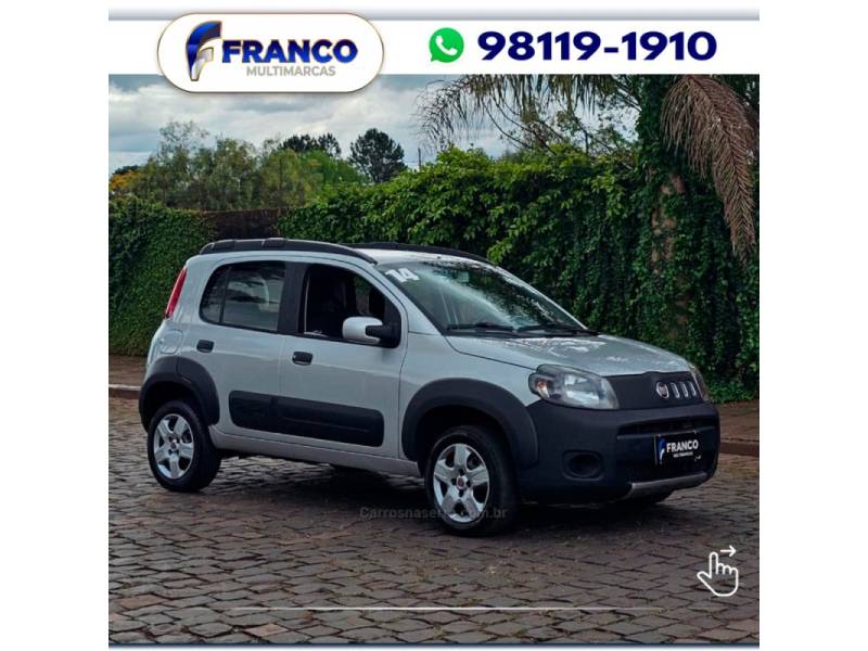FIAT - UNO - 2014/2014 - Prata - Sob Consulta