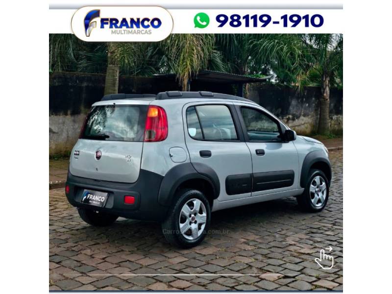 FIAT - UNO - 2014/2014 - Prata - Sob Consulta