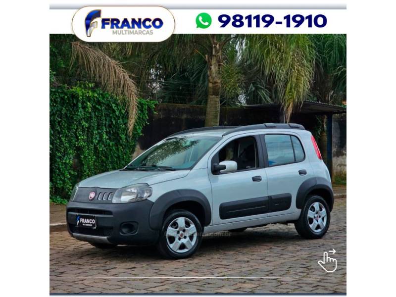 FIAT - UNO - 2014/2014 - Prata - Sob Consulta