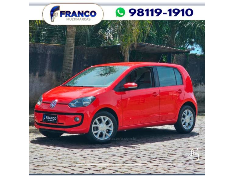 VOLKSWAGEN - UP - 2013/2014 - Vermelha - Sob Consulta