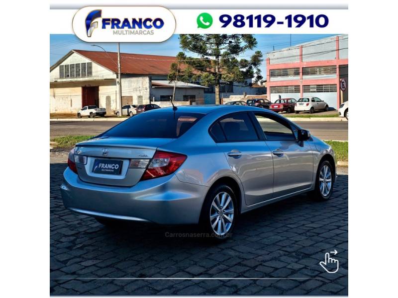 HONDA - CIVIC - 2012/2012 - Prata - Sob Consulta