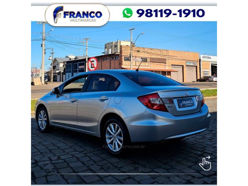 HONDA - CIVIC - 2012/2012 - Prata - Sob Consulta